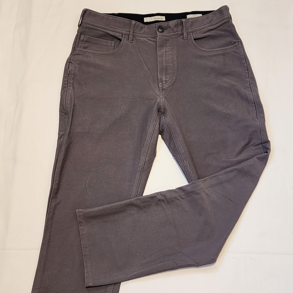 Hawker Rye Men's Size 32 x 30 Slim Fit Slate Jeans Stitch Fix 6-Pocket Tech Pant